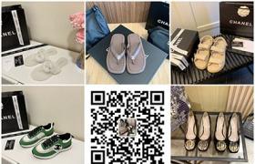  广州一比一高仿珍珠装饰女式平底鞋男鞋微商代理鞋子货源